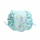 Neceser Desmont�vel com Cord�o Verde/Estampa Flamingo