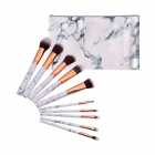 Kit de Pinc�is de Maquiagem com Neceser M�rmore 10pcs