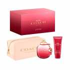 Kit Coach New York Wild Rose Feminino 3pcs