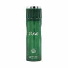 Spray Corporal Perfumado Fragrance World Bravo Masculino 200ml