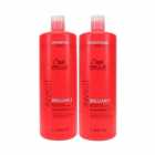 Kit Capilar Wella Invigo Color Brilliance Normal Shampoo + Condicionador 1L