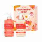 Kit KUNDAL Honey & Macadamia Pink Grapefruit Body Wash 500ml + Body Lotion 500ml