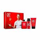 Kit Cristiano Ronaldo CR7 Red EDT Masculino 3pcs