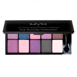 Paleta de Sombras Nyx The Runway Collection ESP10C12 Colors Velvet