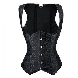 Corset Espartilho Icandy Beauty 690 Preto S com Calcinha