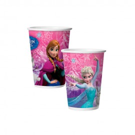 Copo de Papel Descartvel para Festa Frozen 10 Unidades