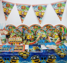 Kit para Aniversrios Minions 14pcs