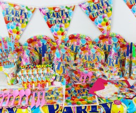 Kit para Aniversrios Party Time 14pcs