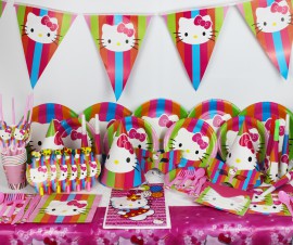 Kit para Aniversrios Hello Kitty 14pcs