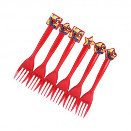 Garfos para Festa Party Favlors Spiderman 10pcs