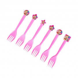 Garfos para Festa Party Favlors Barbie 10pcs