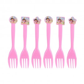 Garfos para Festa Party Favlors Dora 10pcs