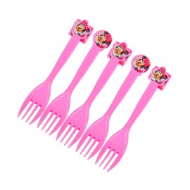 Garfos para Festa Party Favlors Minie 10pcs