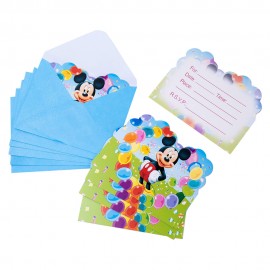Convite para Festa Mickey 10 Unidades