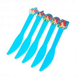 Facas Descartveis para Festa Party Favlors Ariel 10pcs