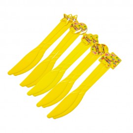 Facas Descartveis para Festa Party Favlors Happy Birthday com Bales 10pcs
