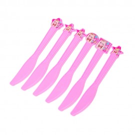 Facas Descartveis para Festa Party Favlors Barbie 10pcs