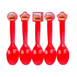 Colheres Descartveis para Festa Party Favlors Cars 10pcs