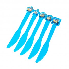 Facas Descartveis para Festa Party Favlors Minions 10pcs