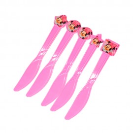 Facas Descartveis para Festa Party Favlors Minnie 10pcs