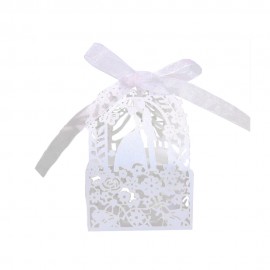 Caixas de Lembrancinhas para Festa Noivos T12 Branco