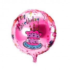 Balo para Festas Cake Happy Birthday