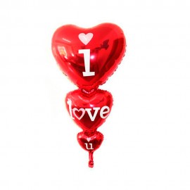 Balo para Festas Corao Triplo I Love You YSBLY2