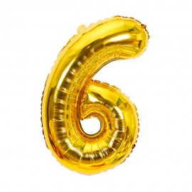 Balo Nmero 6 Dourado 32 Polegadas