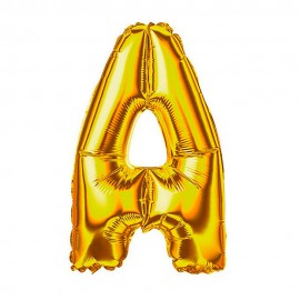 Balo Letra A Dourado 32 Polegadas