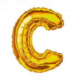 Balo Letra C Dourado 32 Polegadas