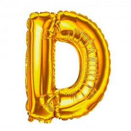 Balo Letra D Dourado 32 Polegadas