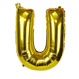 Balo Letra U Dourado 32 Polegadas
