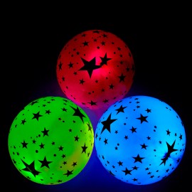 Bales de LED Iluminados com Estrelas Coloridos 5pcs