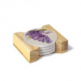 Jogo Porta Copos de Cermica Cypress 4pcs
