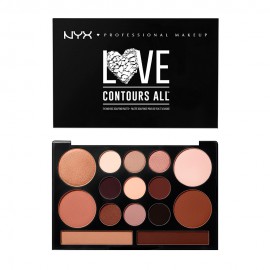 Paleta de Maquiagem NYX Love Contour All Palette LCA01