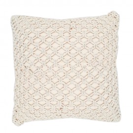 Capa de Almofada Trenzado Beige Claro
