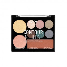 Paleta de Maquiagem Nyx Contour Intuitive CIP05 Smoke&Pearls