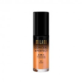 Base Corretivo Milani CONCEAL + PERFECT 11 Amber