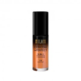 Base Corretivo Milani CONCEAL + PERFECT 13 Chestnut