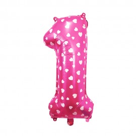 Balo Nmero 1 Pink 16 Polegadas