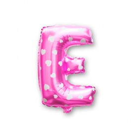 Balo Letra E Pink 16 Polegadas