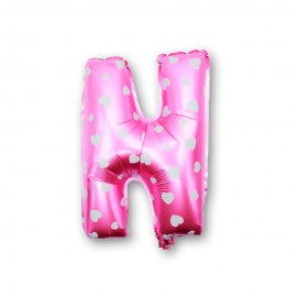 Balo Letra N Pink 16 Polegadas