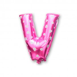 Balo Letra V Pink 16 Polegadas