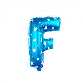 Balo Letra F Azul 16 Polegadas