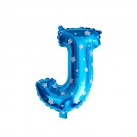 Balo Letra J Azul 16 Polegadas