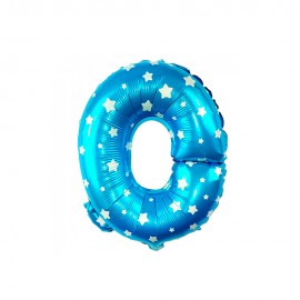 Balo Letra O Azul 16 Polegadas