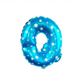 Balo Letra Q Azul 16 Polegadas