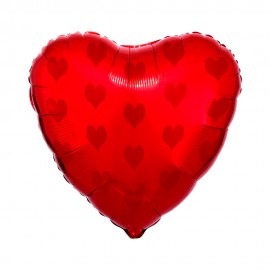 Balo para Festas Corao com Estampa Corao YSBLY503 Vermelho
