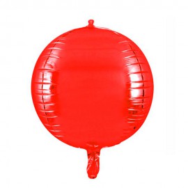 Balo para Festas Esfera 4D Vermelho