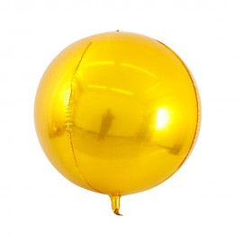 Balo para Festas Esfera 4D Dourada